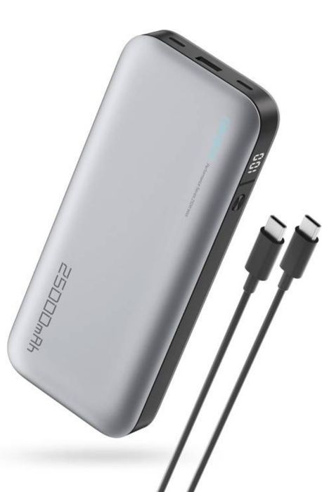 Батарея мобільна CUKTECH PB250 25000mAh 210W Grey