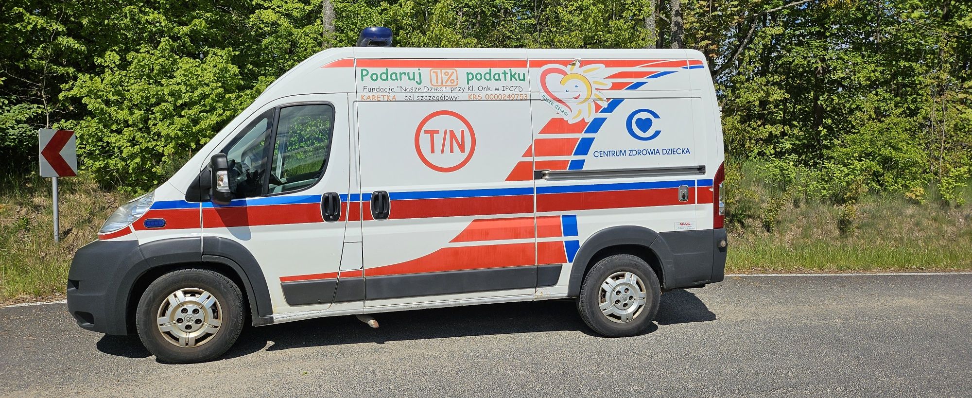 Ambulans  karetka  Peugeot Boxer 3.0 hdi salon P.L  W.A.S model 2012r