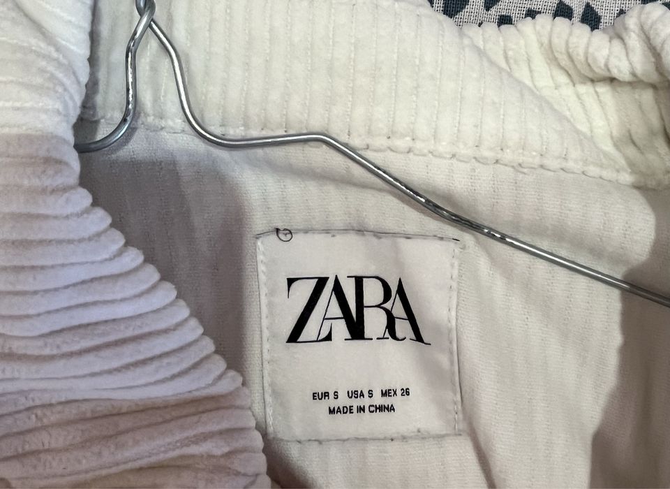 Casaco branco da zara