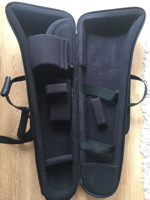 estojo mochila trombone fibra de vidro