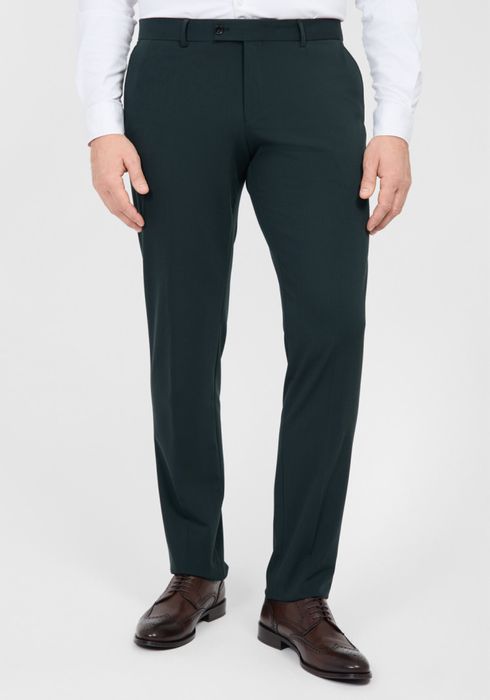 Двобортний костюм (темнозелений) - YARMICH