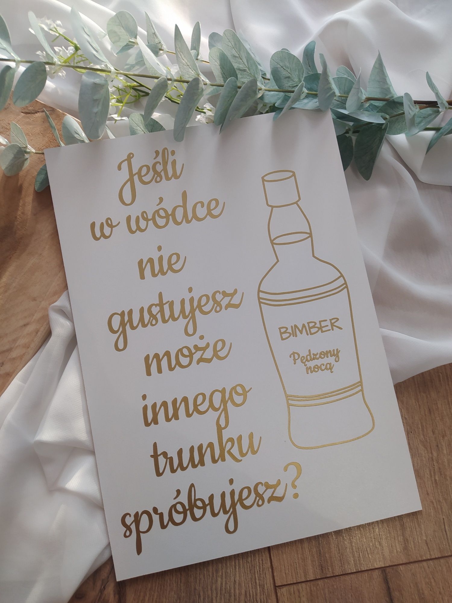 Tabliczki weselne, różne teksty