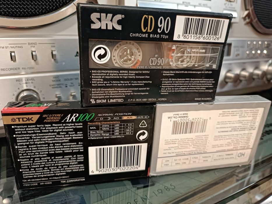 TDK. Goldstar . SKC . Кассеты.
