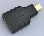 Conversor Micro HDMI para HDMI - Novo