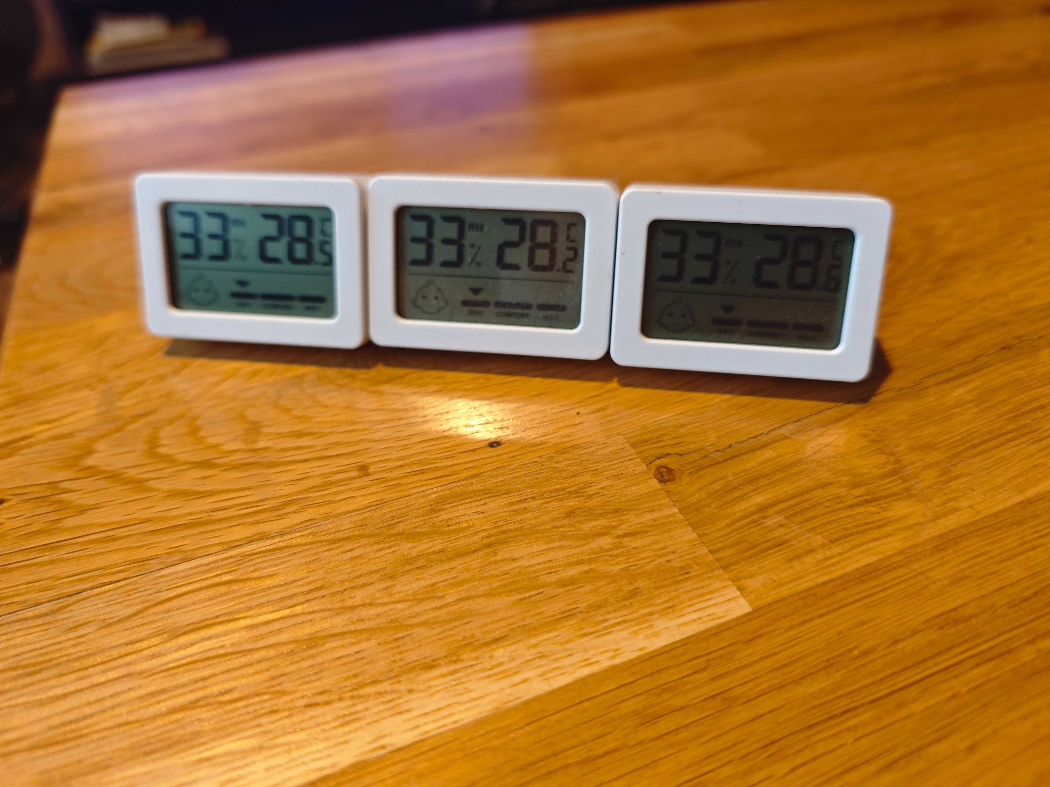 Domowy miernik temperatury i wilgotności w pomieszczeniu 3 sztuki