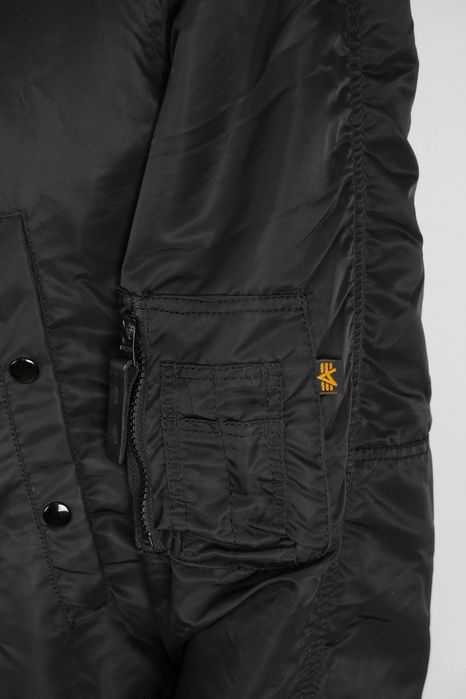 Alpha Industries fleece hooded extreme cold weather alaska parka coat