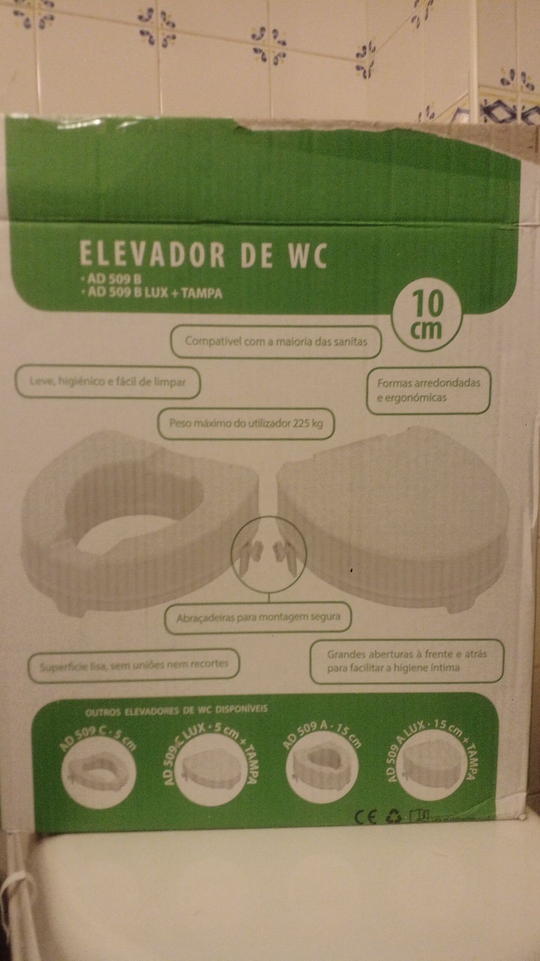 Elevador Assento wc
