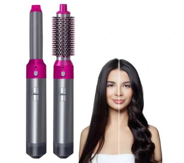 Automatyczna suszarka-lokówka 5w1 – szczotka, prostownica, jonizacja