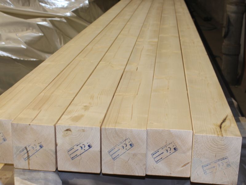 Drewno klejone DUO 140x140, na altanę, pergolę i wiatę. Mikołów.