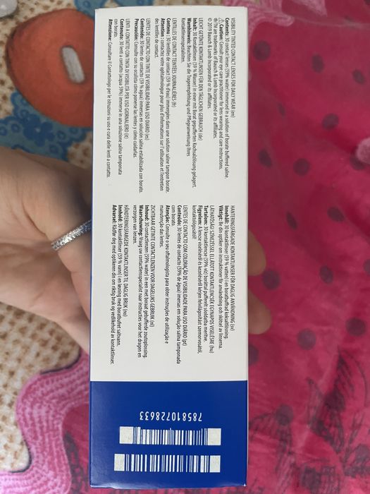 Lentes de contacto diarias miopia -0.75 Bausch&Lomb