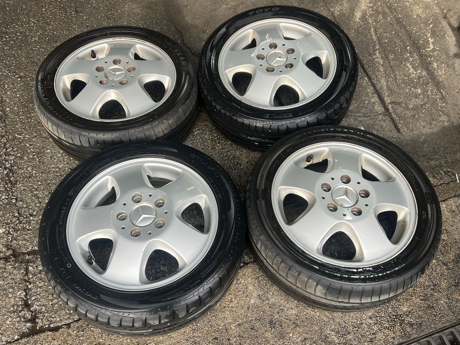 Jantes Mercedes R15 5x112 com pneus