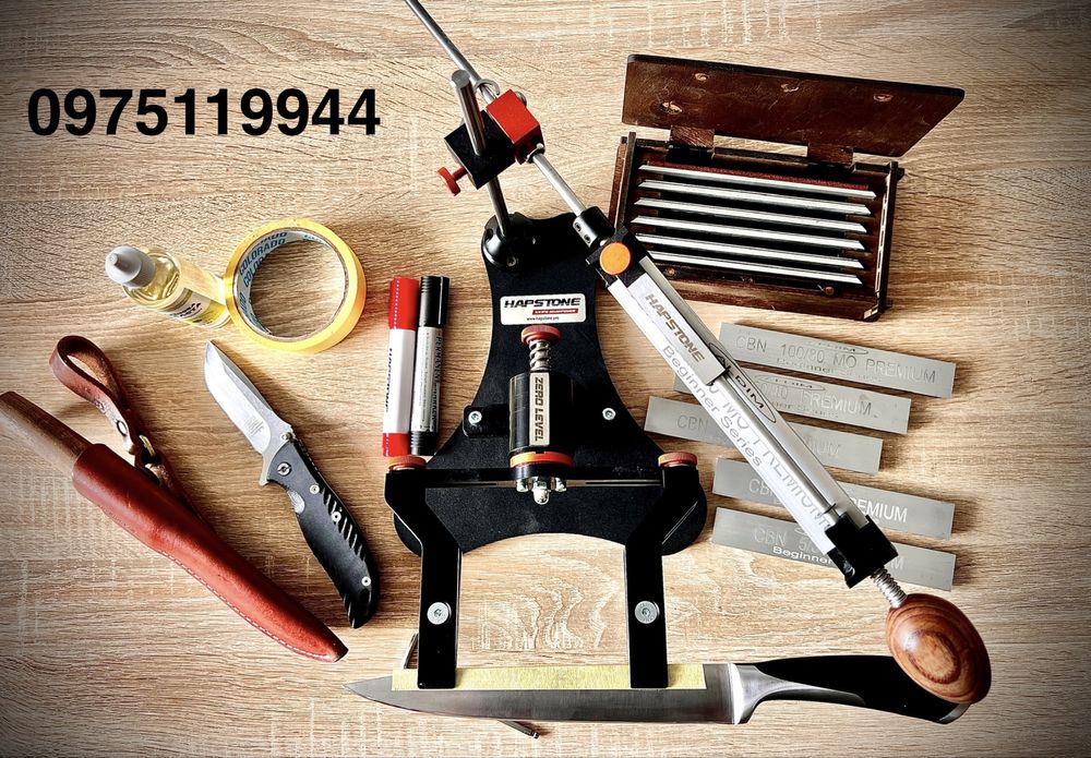 Ручне заточування кухонних, складних, мисливських ножів.