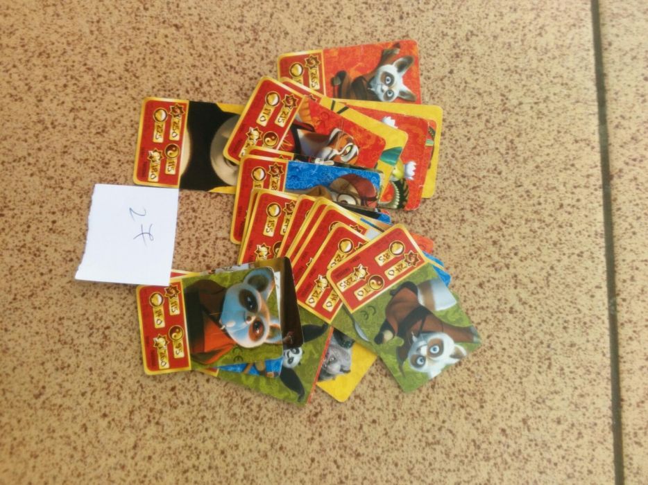 Karty do gry Kung Fu Panda Pou 27 sztuk