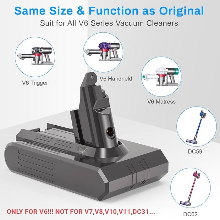 акумулятор для dyson