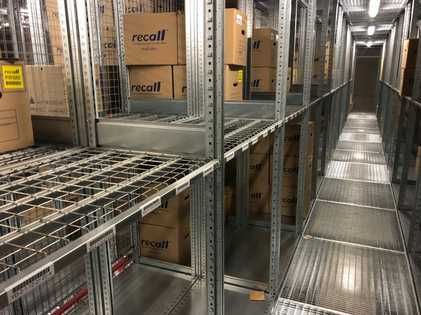 Regał półkowy metalowy magazynowy Regały magazynowe Schaefer 270/60cm