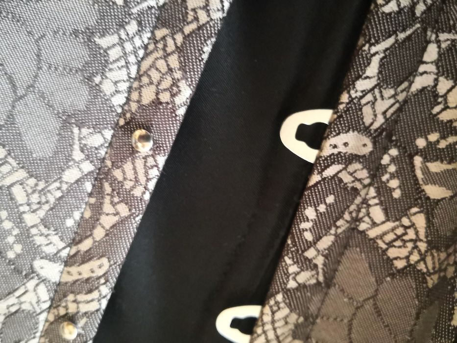 Gorset Spandex sznurowany z tyłu z przodu haftki