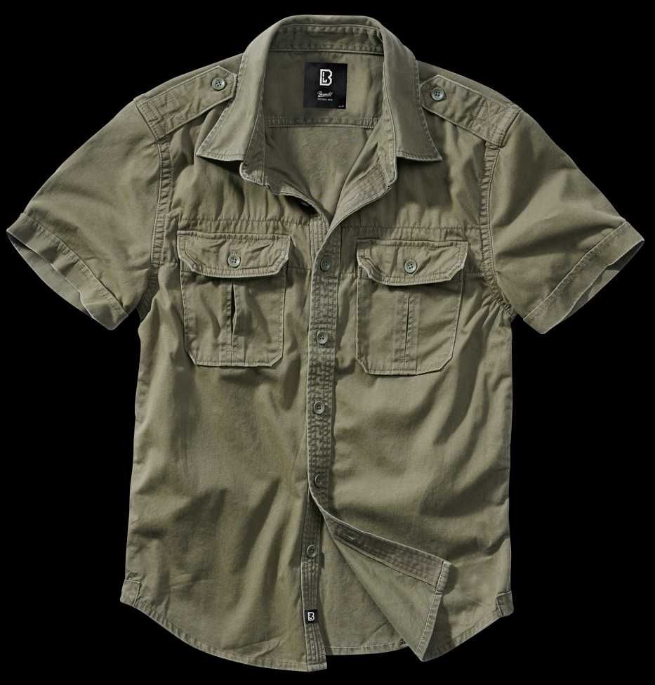 Сорочка вінтажна Short Sleeve Brandit   р. M, L, XL, XXL