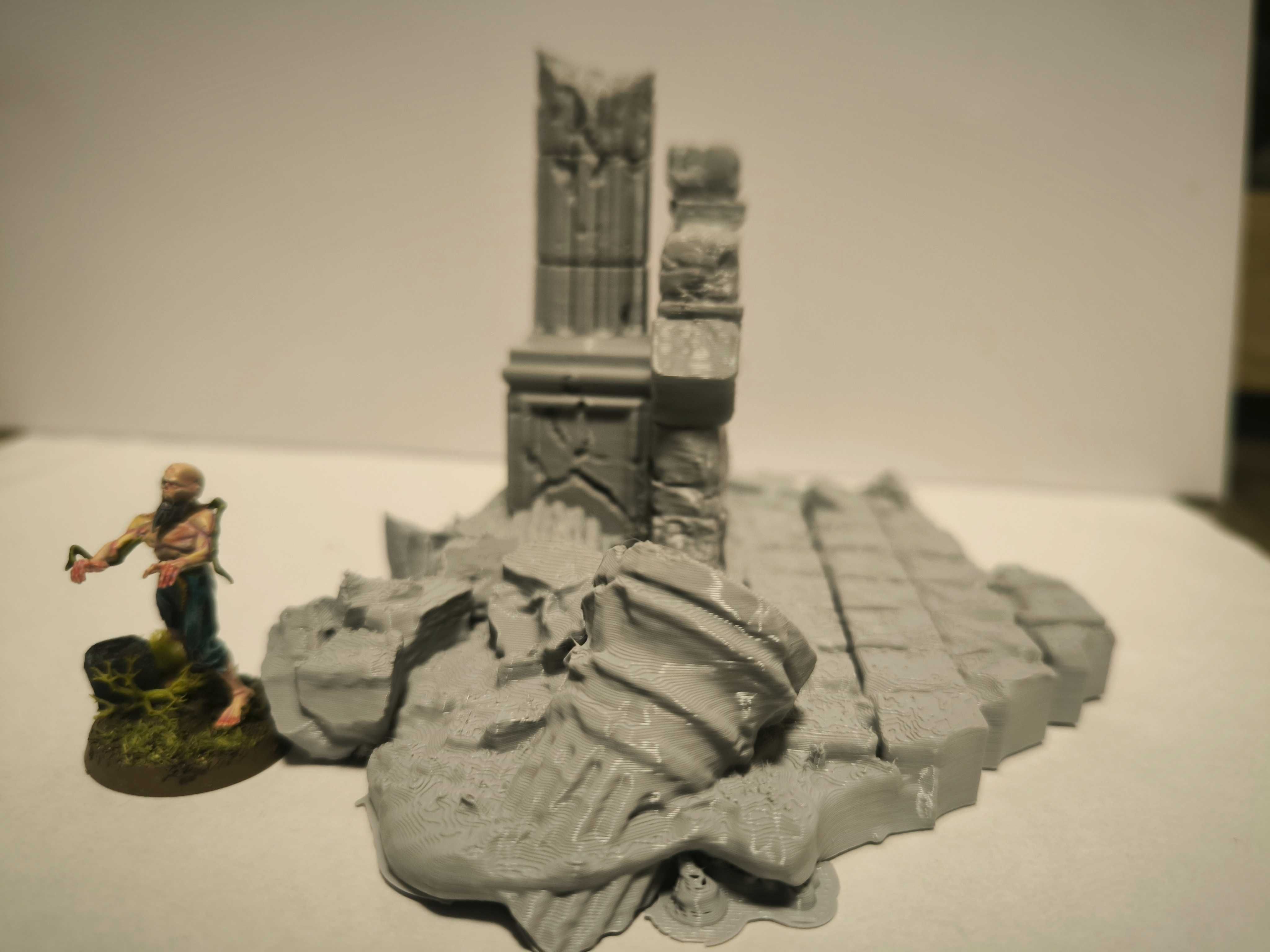 Małe ruiny 2 RPG Diorama Makieta (Zaginione Miasto)