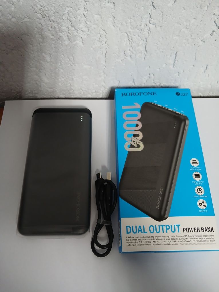 Power Bank BOROFONE BJ27

10000mAh Чорний