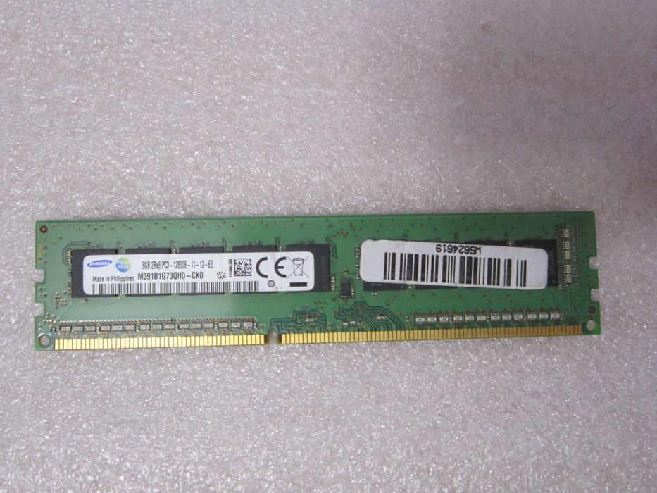Pamięć RAM 8GB Samsung DDR3 PC3-12800E-11-12-E3 M391B1G73QH0-CK0