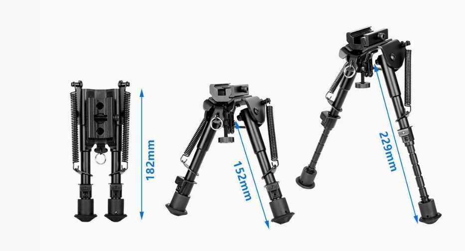 Сошки Harris S-BRM (15–23 см) | Кріплення антабка / Weaver