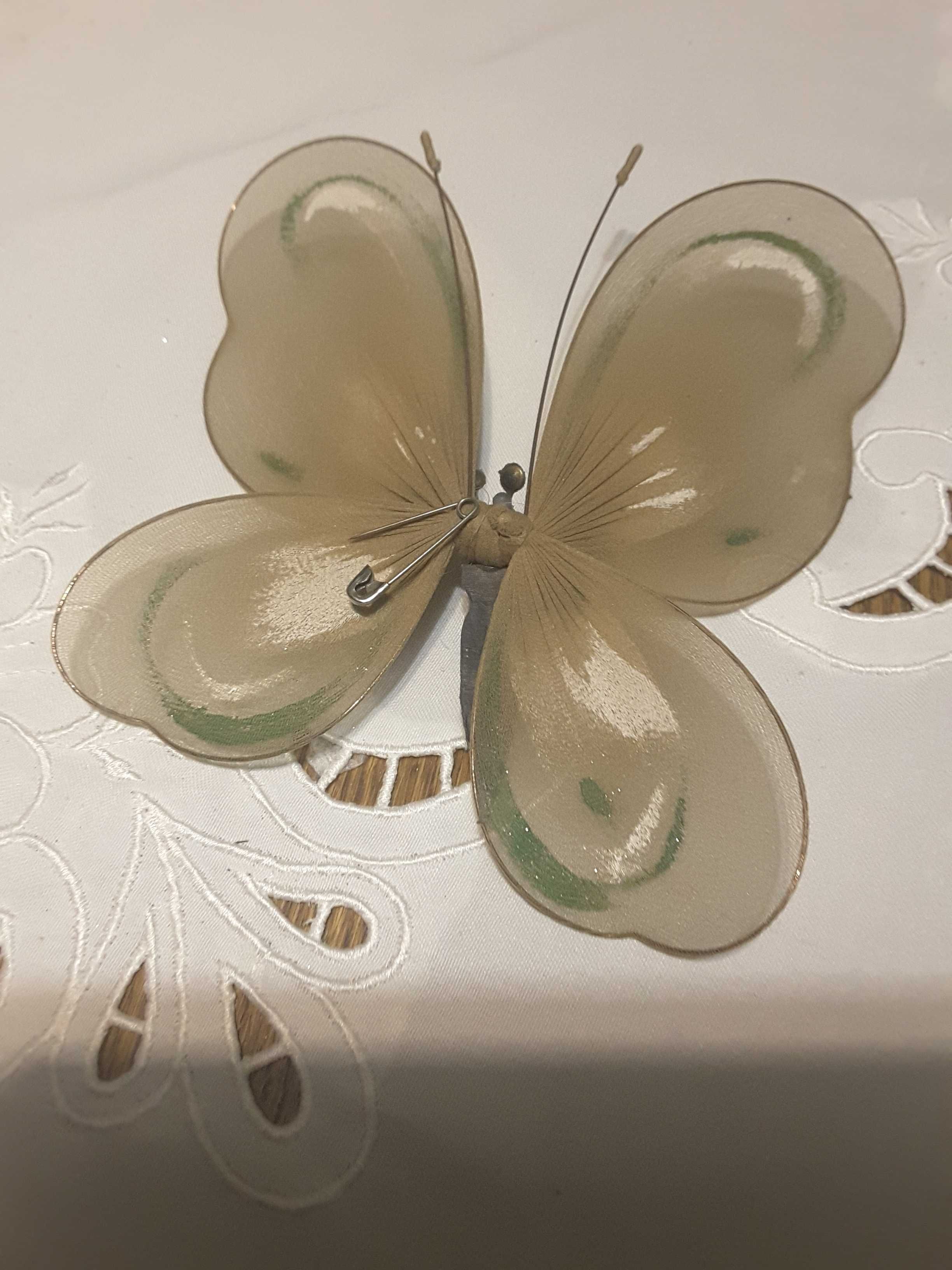 Motyl dekoracyjny na firankę