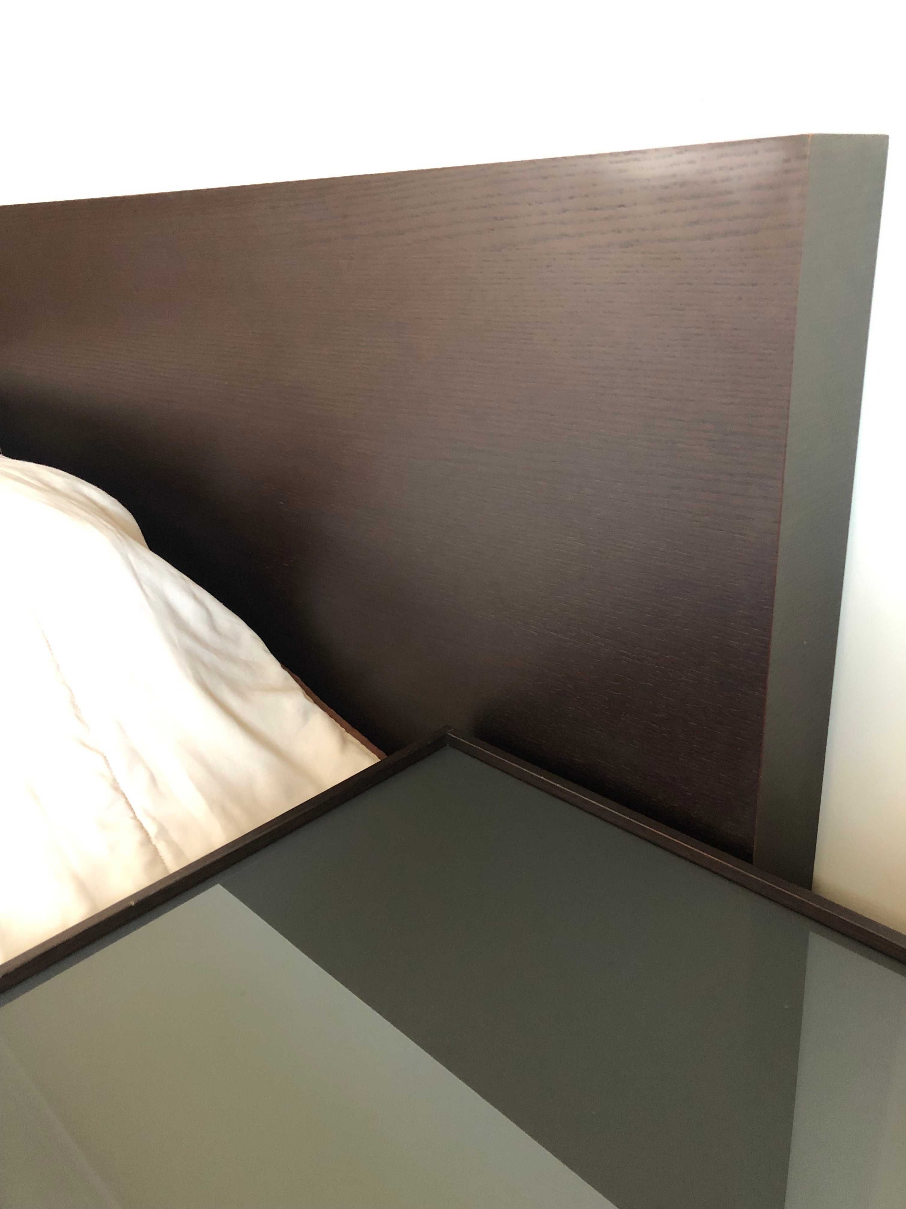 Cama Casal Moderna Carvalho Wengue King Size C/Nova !