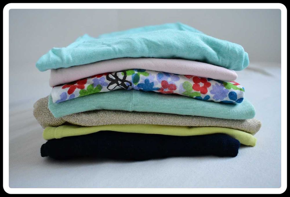 Zestaw ubrań damskich 40 L kolorowe na lato