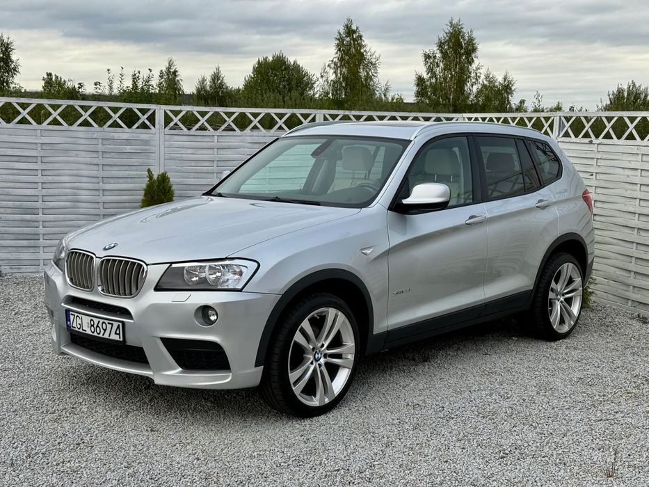 BMW X3 2011, 3.0 PB, 258 KM, F25, 4X4 xDrive, Automat, Panorama, ZAMIANA
