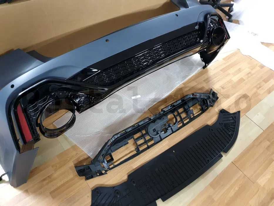 обвес rs6 c8 на audi A6 C8 2018+ Бампер решетка