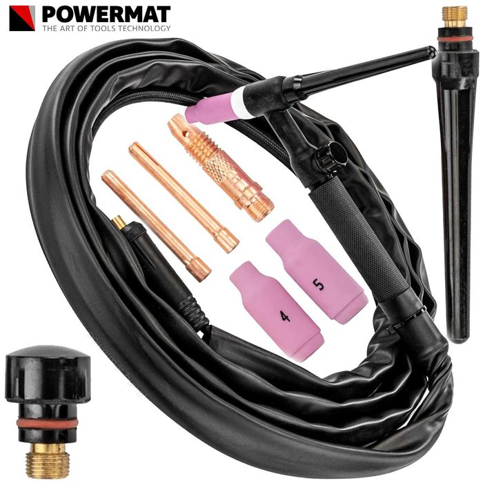 POWERMAT Uchwyt Spawalniczy Przewód Tig Lift 16-25 3m 10-300a PM1300