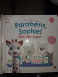 Livro com pop ups Parabéns Sophie / Sofia