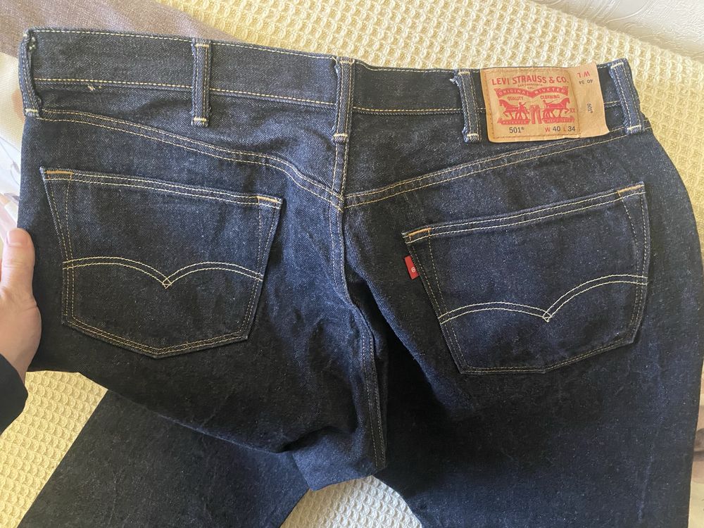 Джинси Levis 501 W40 L34 denim
