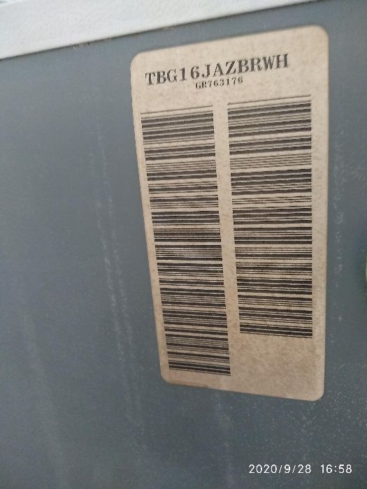 Frigorífico GENERAL ELECTRIC TBG16JAZWH - Para peças