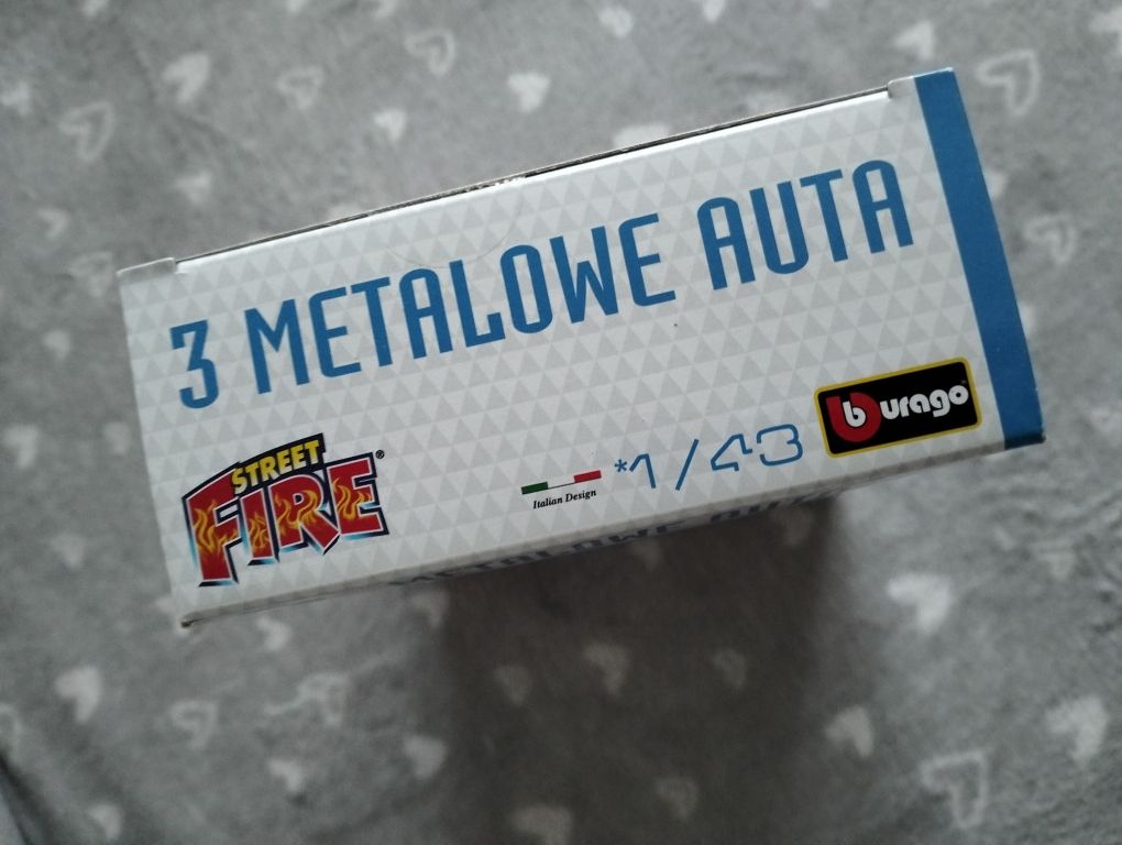 Zestaw Bburago 3 metalowe auta burago samochód auto