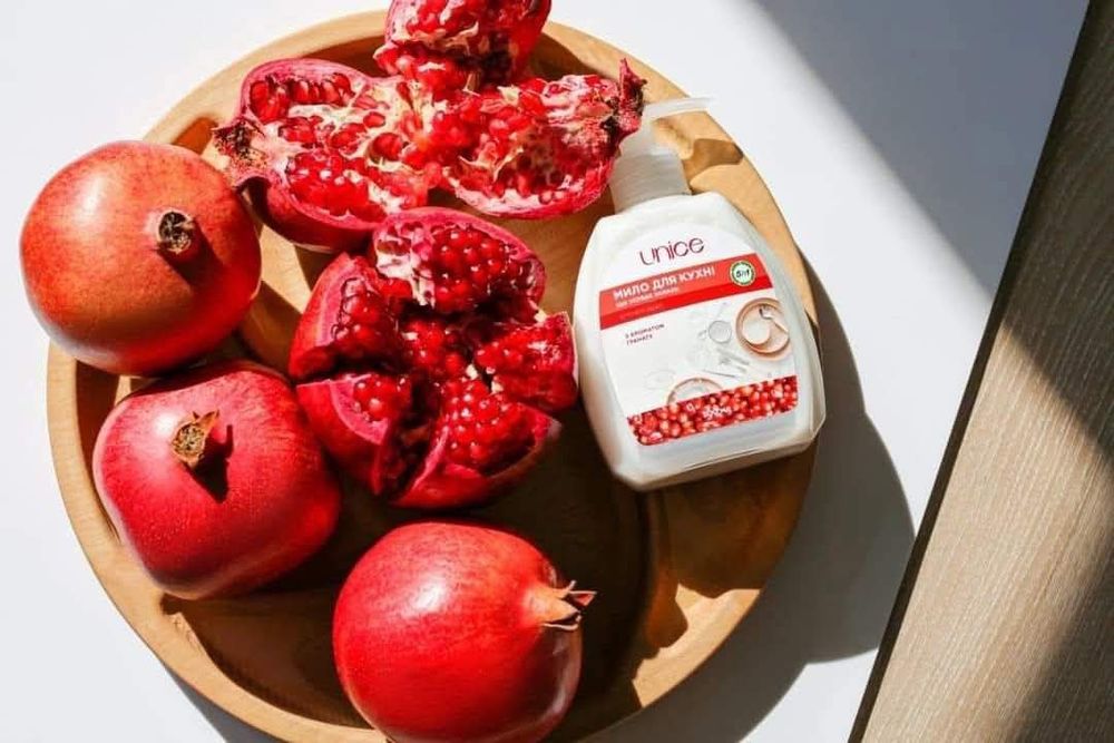 Мило для кухні, що усуває запахи, з ароматом зеленого чаю unice,300 мл