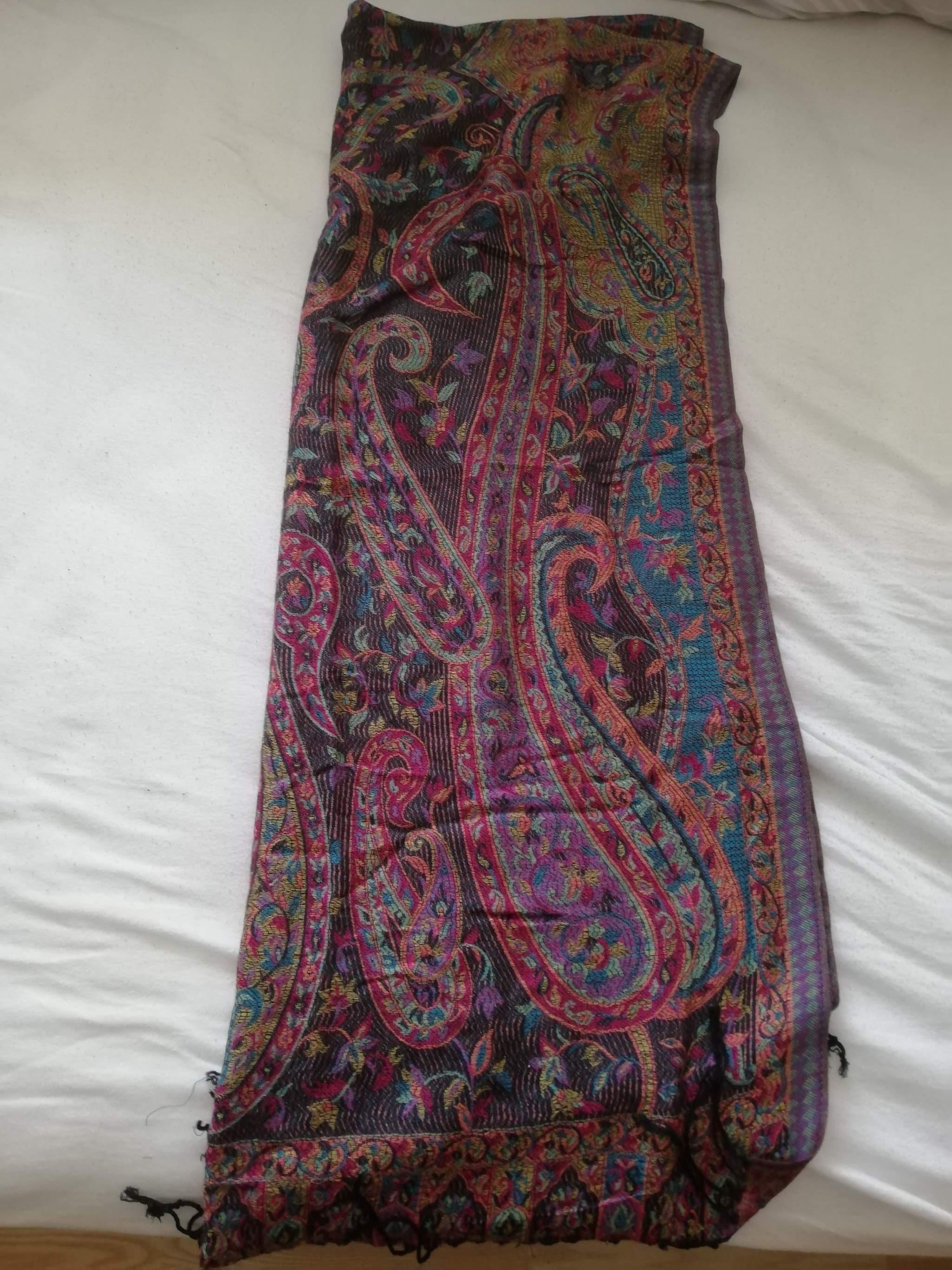 Szalik pashmina silk na jesień, zimę