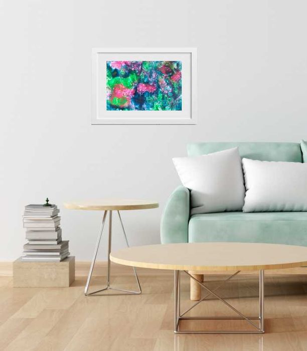 Pintura em acrílico (com moldura)