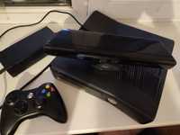 Xbox 360 Slim + Kinect, 1 джойстик