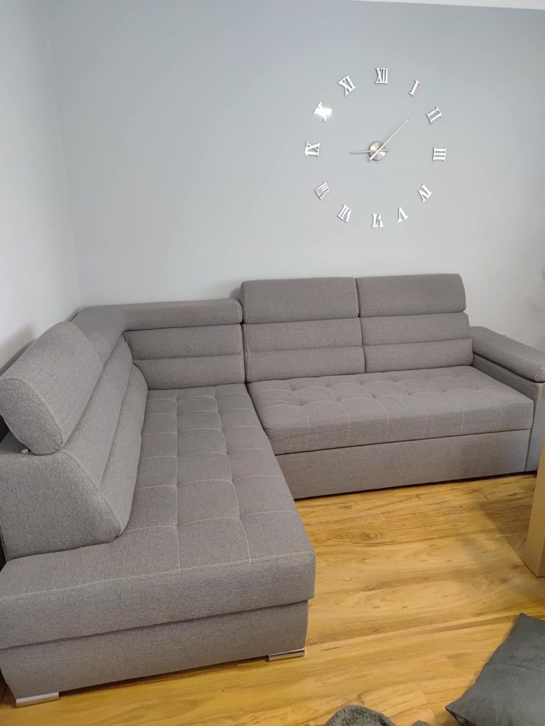 Narożnik z funkcja spania