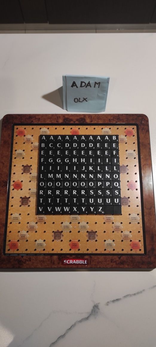 Scrabble Deluxe wersja angielska limitowana. Unikat
