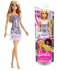 Lalka Mattel: BARBIE Sukienka Fioletowa HJR93 30 cm