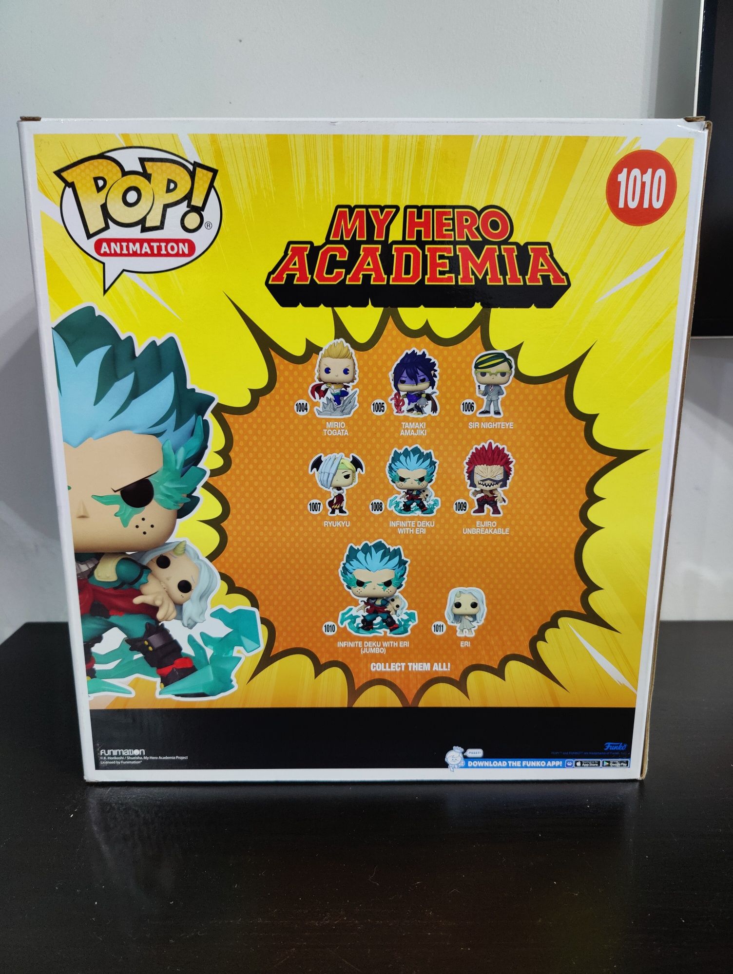 My hero academia duży 25cm Infinite Deku with Eri figurka Funko POP