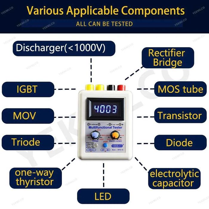 Тестер транзисторів IGBT, MOS, світлодіодів, діодів, стабілітронів