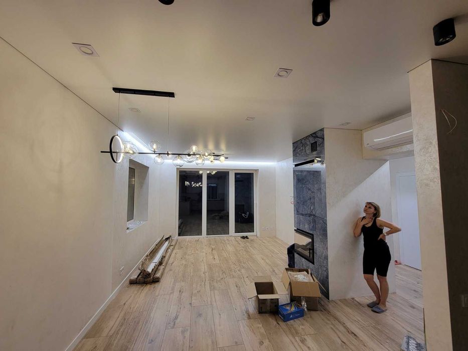 Стелі натяжні. Сучасний дизайн, гарантія 12 років. Потолки натяжные.