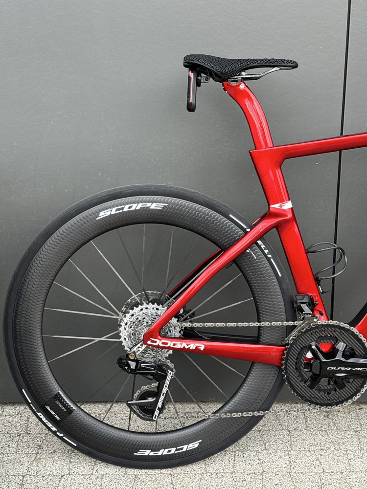 Pinarello Dogma F Starry Red Custom Dura Ace Di2 Scope Artech Disc 54