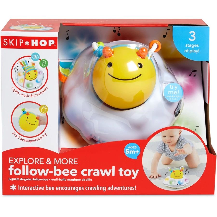 Skip Hop, Explore and More, zabawka do raczkowania - pszczółka