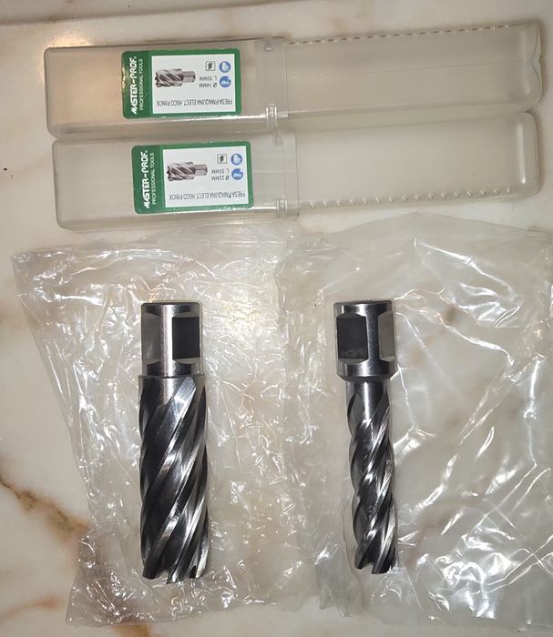 Brocas de coluna magnética 14mm / 22mm X 50mm para inox NOVAS