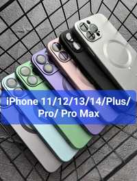 Чехол на iPhone 11 Pro Max и другие, MagSafe Айфон про макс А. 12