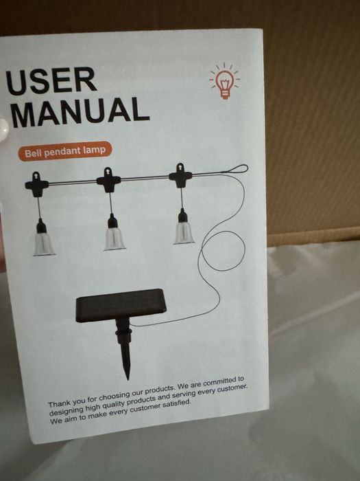 Nowe lampki solarne 16 szt w ksztalcie dzwonkow